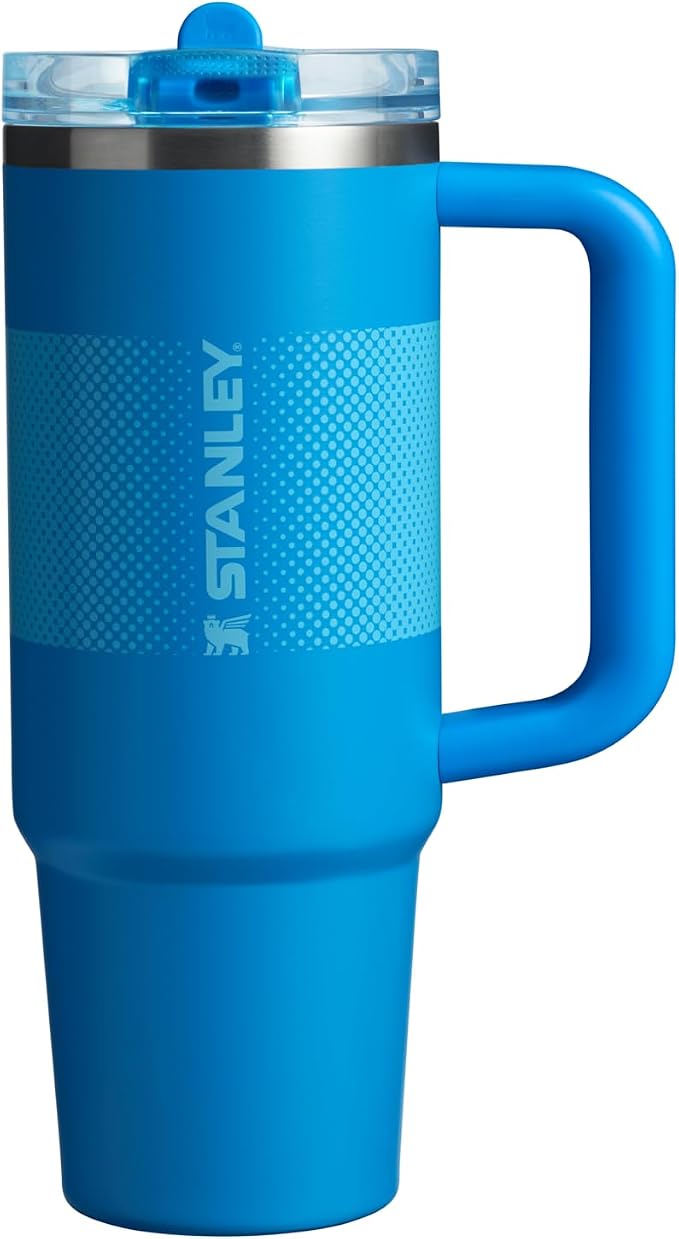 STANLEY Quencher ProTour Flipstraw Tumbler, 30 oz, Peach Rose | Built-In Straw & Handle | Cupholder Compatible for Travel | Leakproof Insulated Stainless Steel Cup | BPA-Free